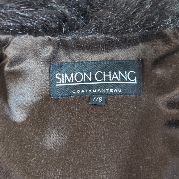 Vintage Burgundy Faux Persian Lamb Coat w/Faux Fur Trim Retro Glam - Picture 14 of 16